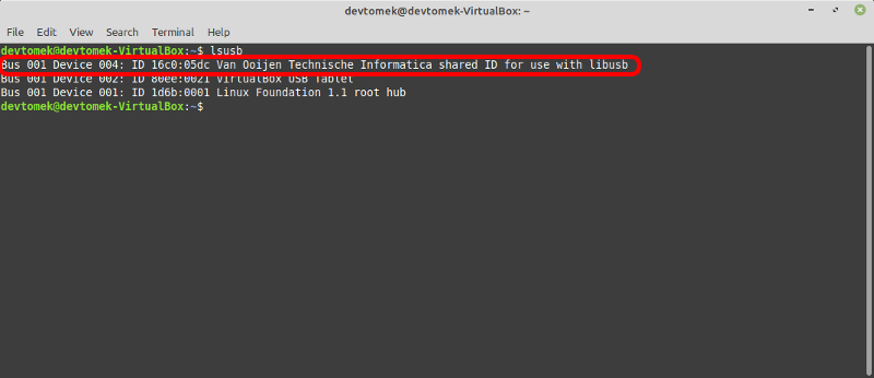 Identyfikacja programatora USBasp